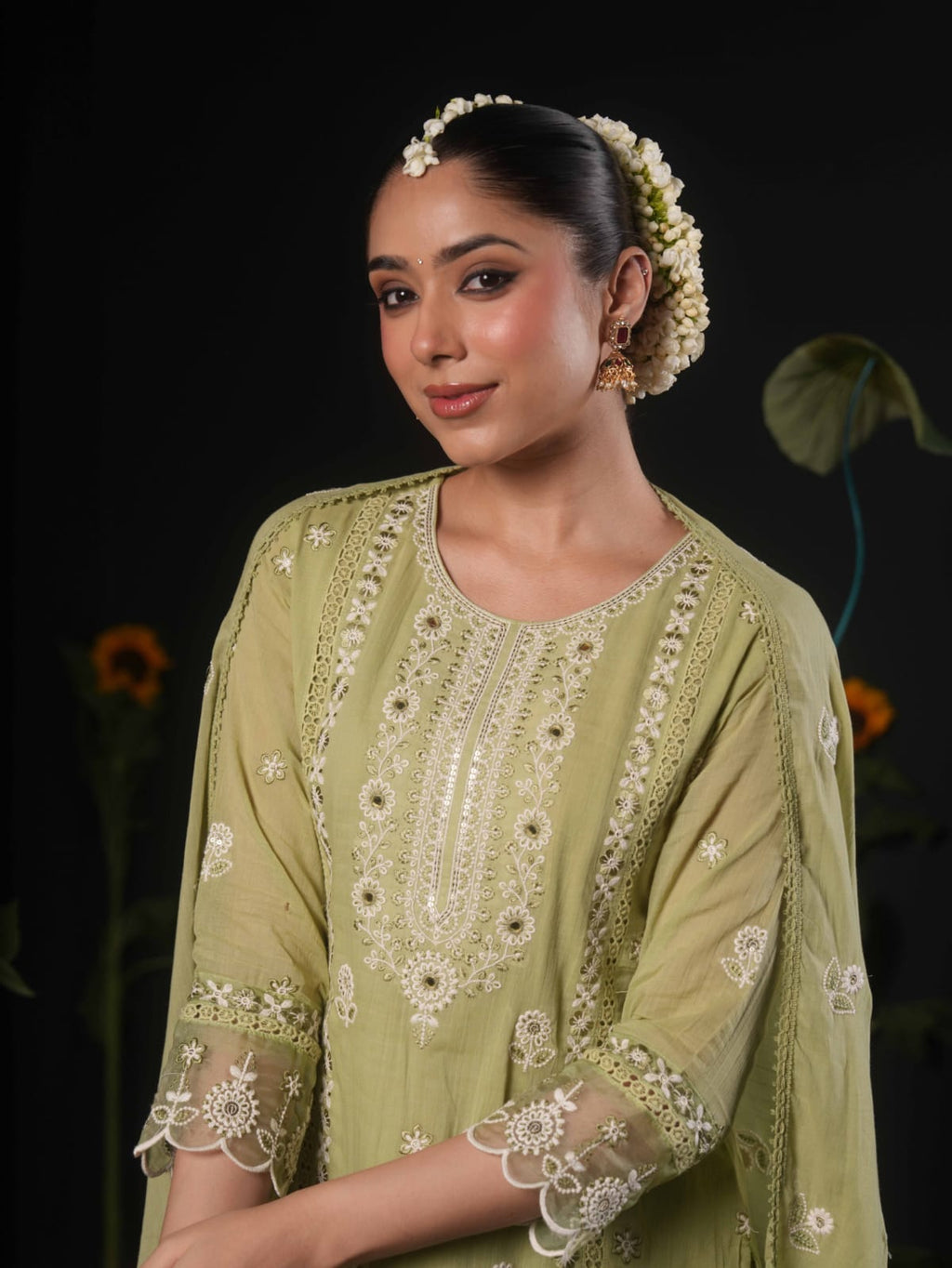 Mulmul Cotton Festival Wear Suit