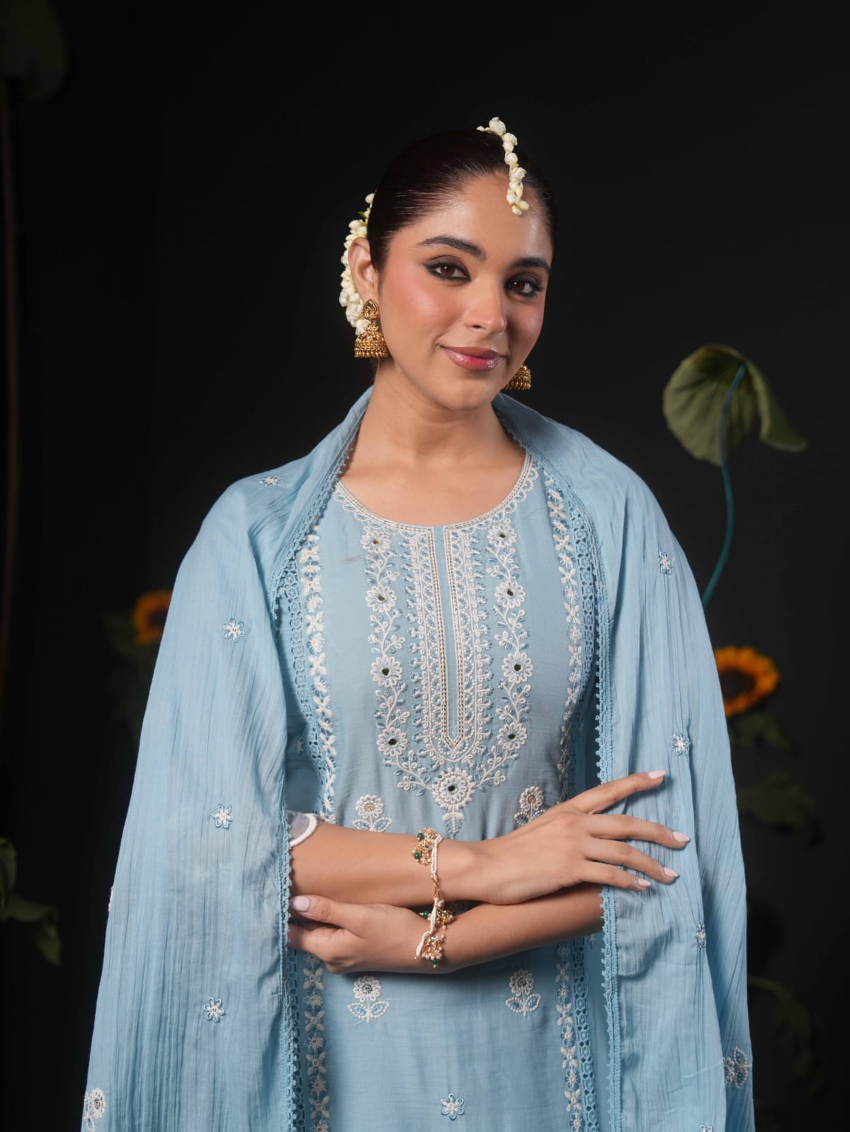Mulmul Cotton Festival Wear Suit