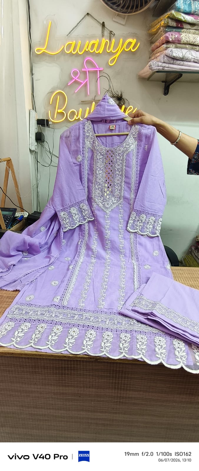 Mulmul Cotton Festival Wear Suit
