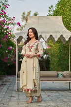 Premium Shiffly Cotton Suit Set with Embroidery & Lace Work | Boutique Collection