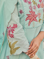 Mulchanderi Suit with lining