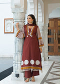 Cotton Suit Set with Embroidery, Mirror & Lace Work | Rakhi Special Collection