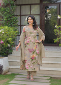 Cotton Suit Premium Quality with Pant & Dupatta | Floral Print