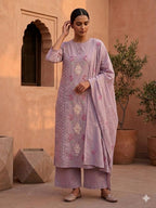 Mint green schiffli suit – full front display with pants and dupatta showing floral embroidery motifs