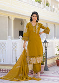 Premium Cotton Embroidered Suit Set with Elegant Lace Work