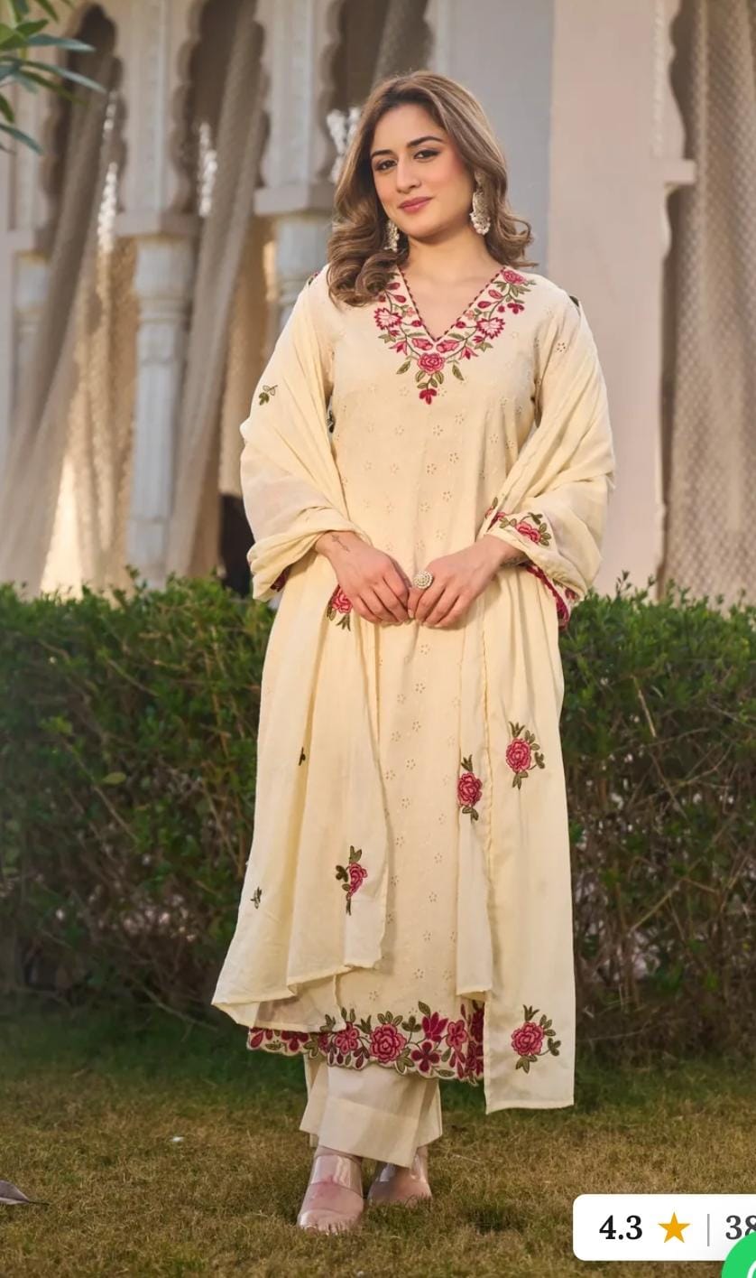 Shiffly Cotton Suit Set