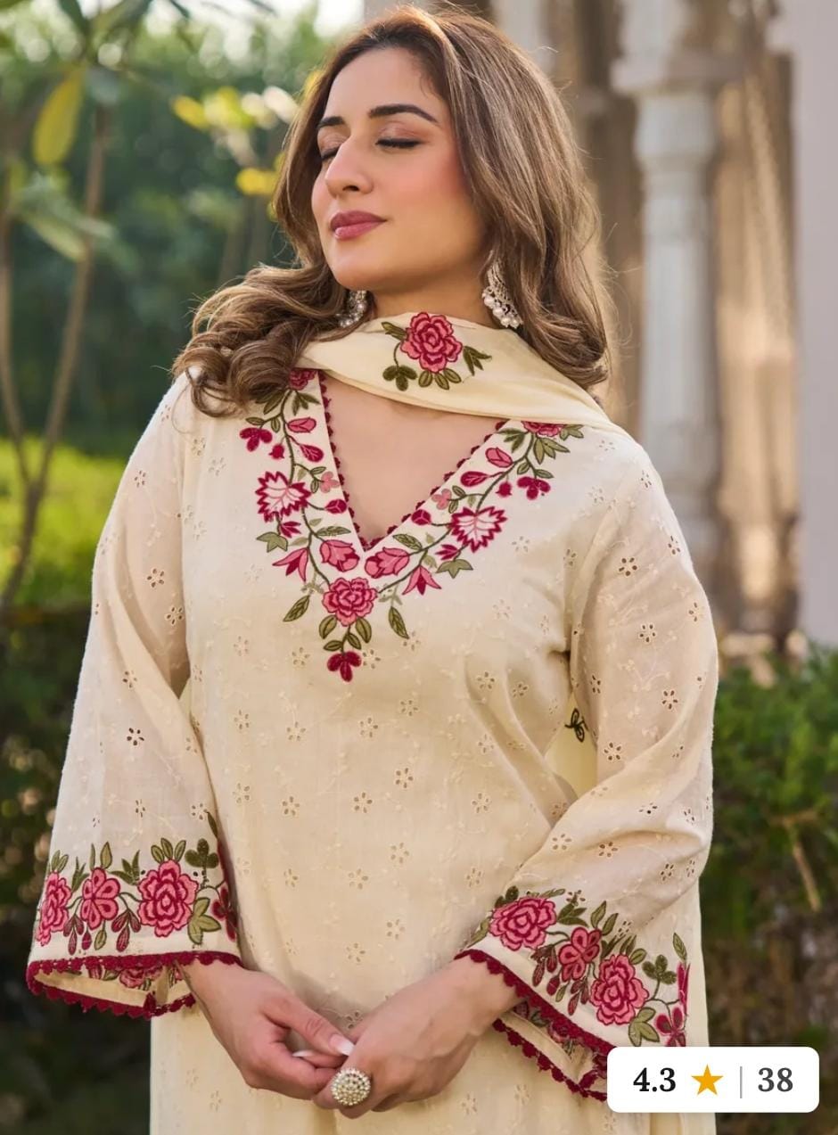 Shiffly Cotton Suit Set