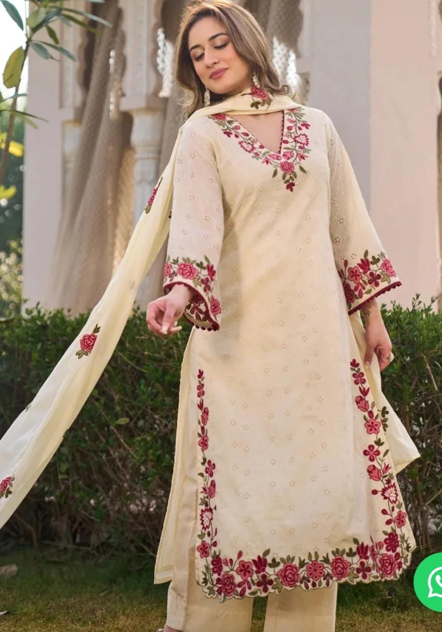 Shiffly Cotton Suit Set