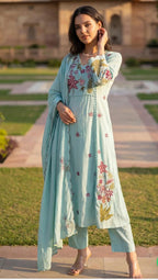 Mulchanderi Suit with lining