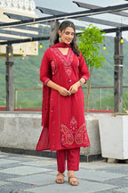 Cotton 3-Piece A-Line