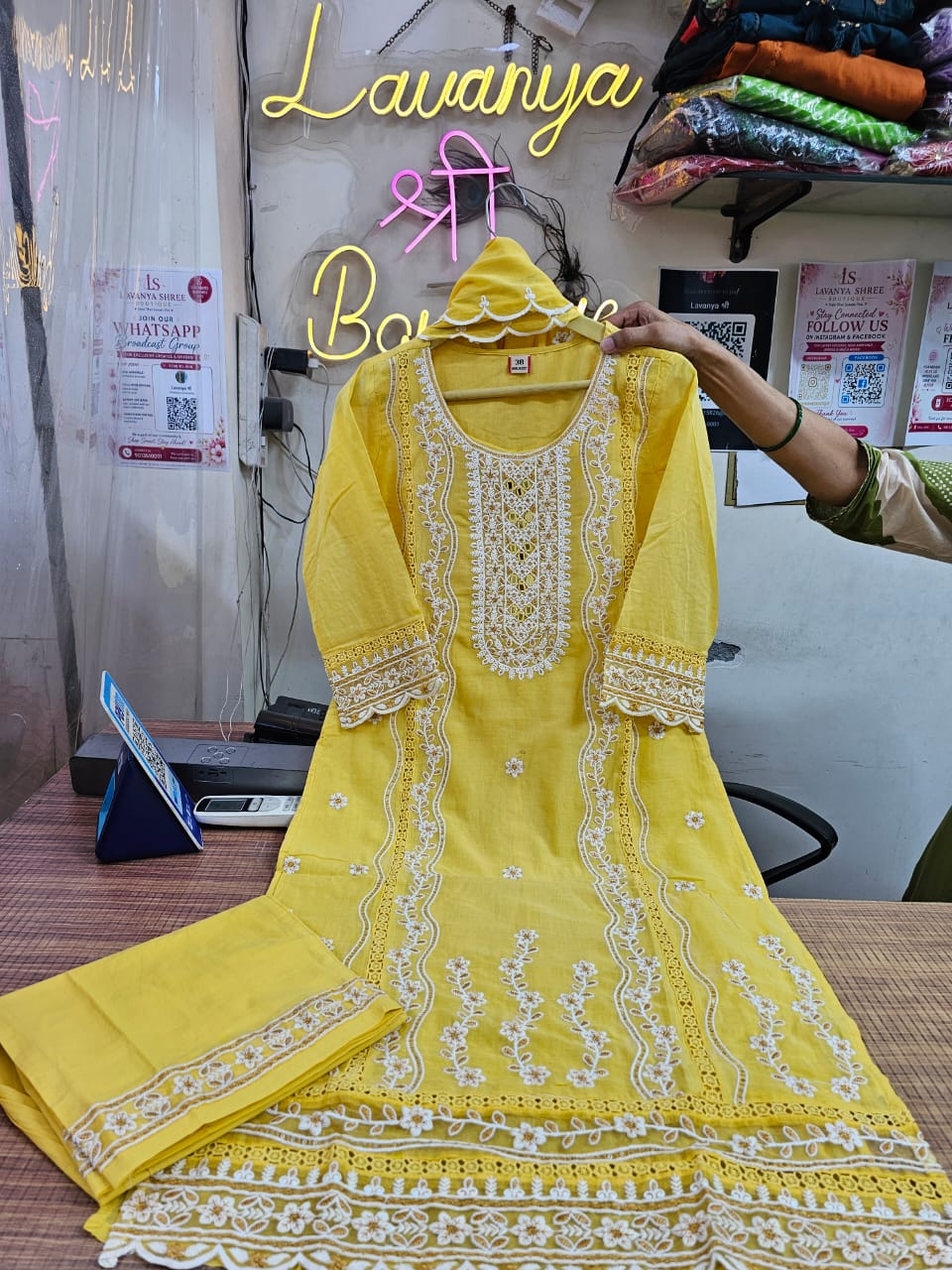 Mulmul Cotton Festival Wear Suit
