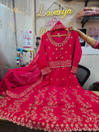 Premium Georgette Chiffon 3-Piece Anarkali