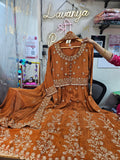Pure Chinnon 4-Piece Gown Style Set with Short Jacket