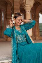 Premium Georgette Chiffon 3-Piece Anarkali