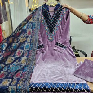 Premium Velvet with banarsi duppata